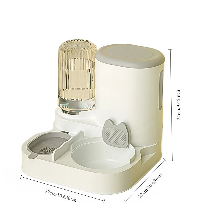 “2-in-1 Automatic Pet Feeder with Water Dispenser | Cat & Dog Feeder UK”