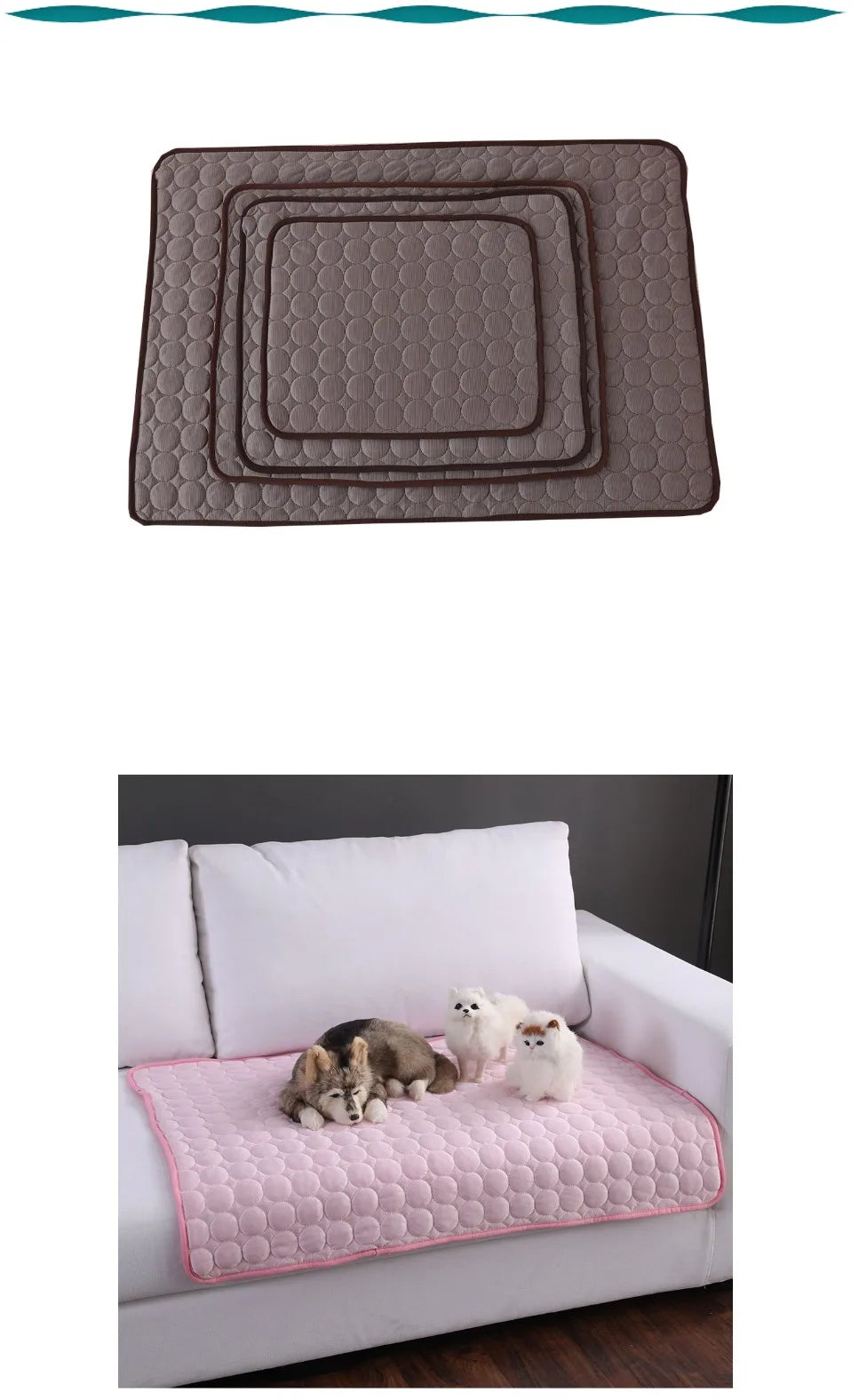 EURO VIBE Pet Cooling Mat for Dogs & Cats | Summer Comfort