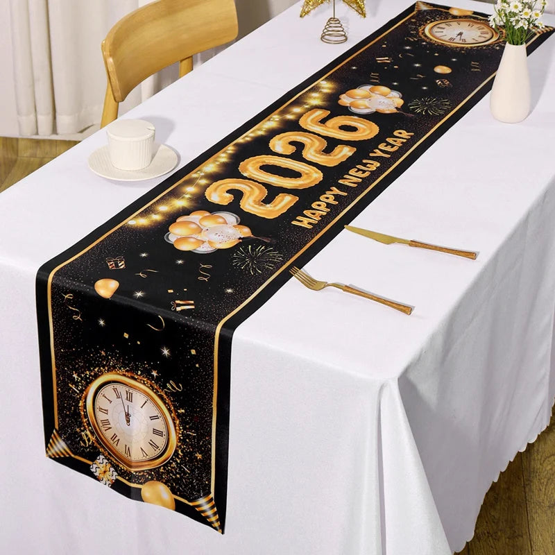 New Year 2026 Table Runner – Party Table Decor UK | EURO VIBE