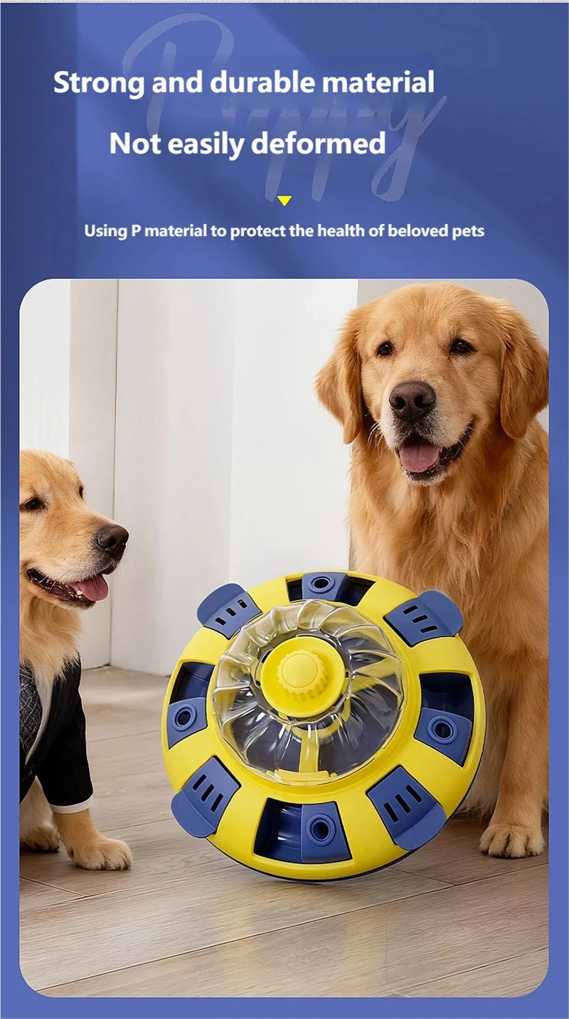 EURO VIBE Interactive Dog Puzzle Feeder – Brain Training Toy