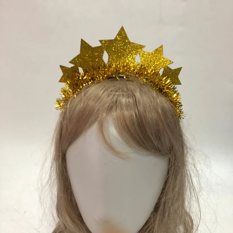 Gold Glitter New Year 2026 Headband | Party Accessory UK – EURO VIBE