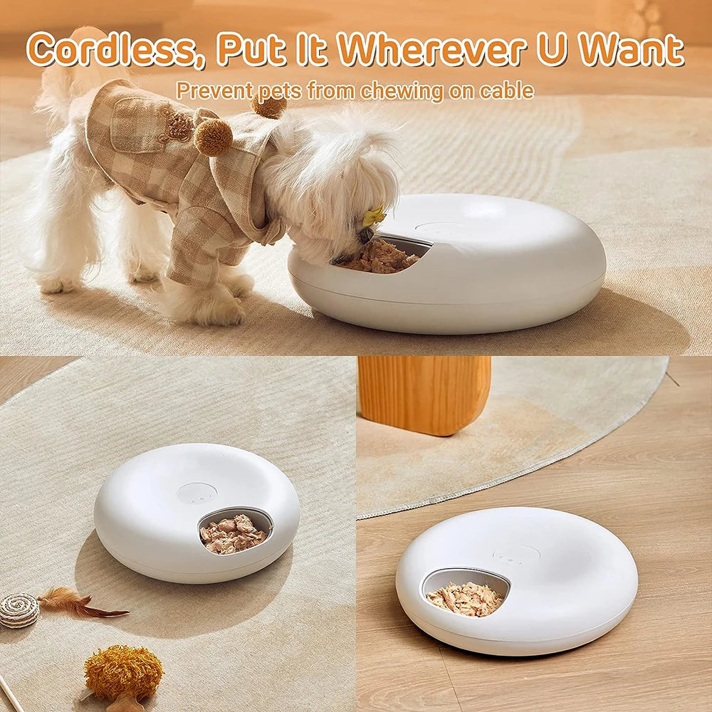 EURO VIBE Slow Feeder Dog Bowl with Food Storage – 500g
