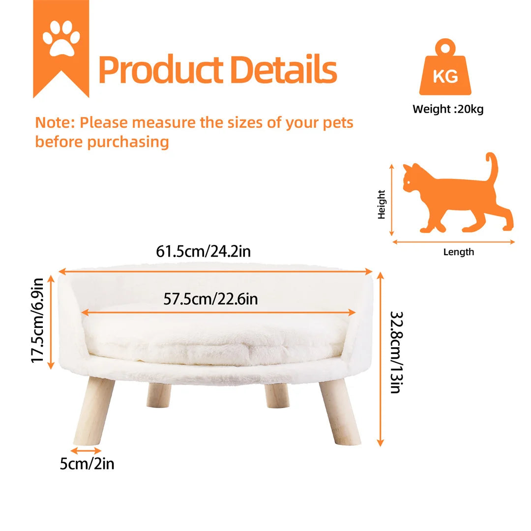 "Luxury Pet Bed UK | EURO VIBE Stylish Dog & Cat Lounger"