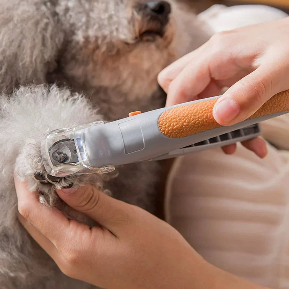 “LED Pet Nail Clipper UK – Safe Dog & Cat Nail Trimmer with Light”
