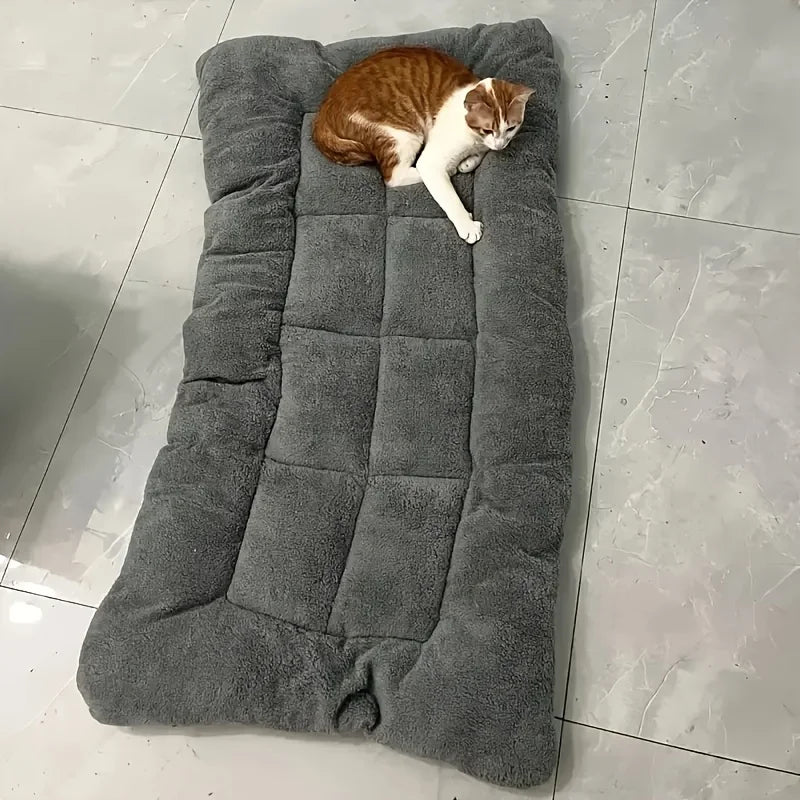 EURO VIBE Luxury Plush Dog Bed – Soft, Cosy & Washable UK