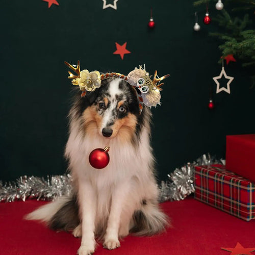 Christmas Reindeer Headband | Festive Holiday Hair Accessory – EURO VIBE