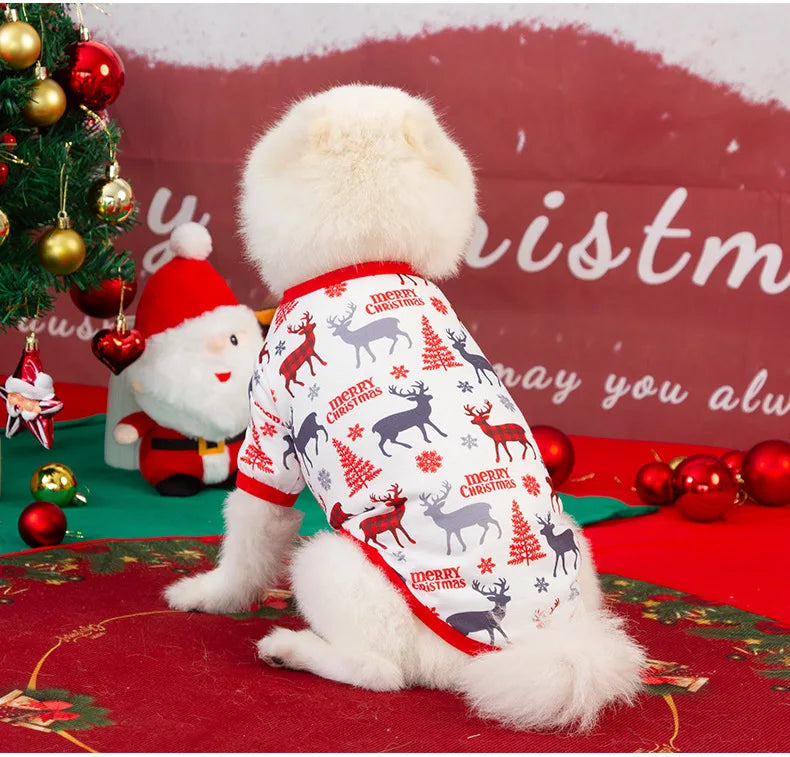 Christmas Dog Shirt | Festive Holiday Pet Outfit for Dogs – EURO VIBE