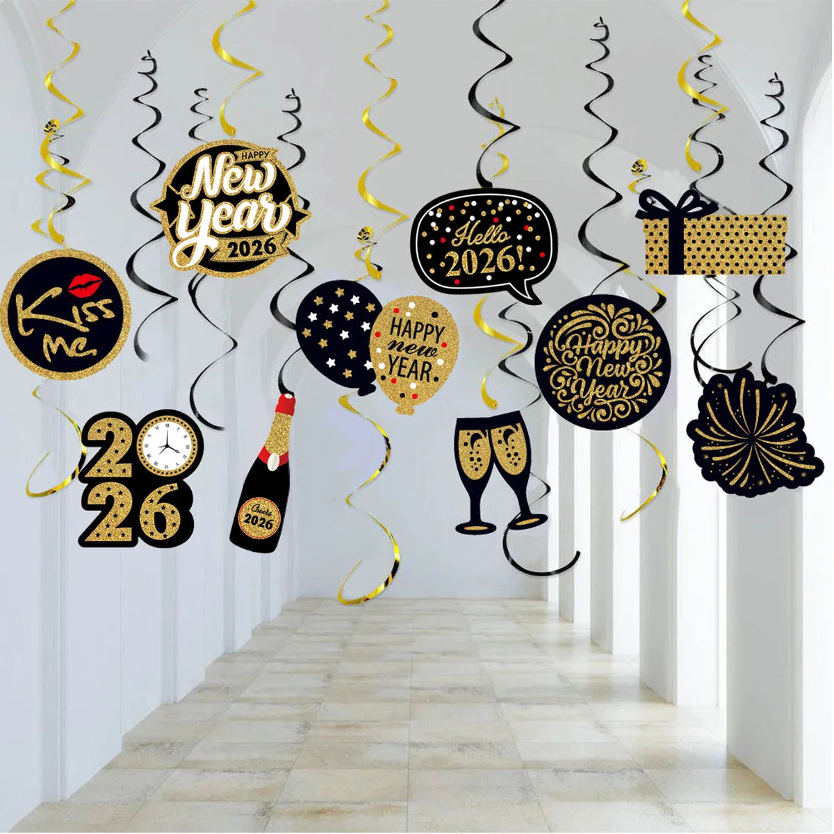 New Year 2026 Party Props Set | Hats, Frames & Glasses – EURO VIBE