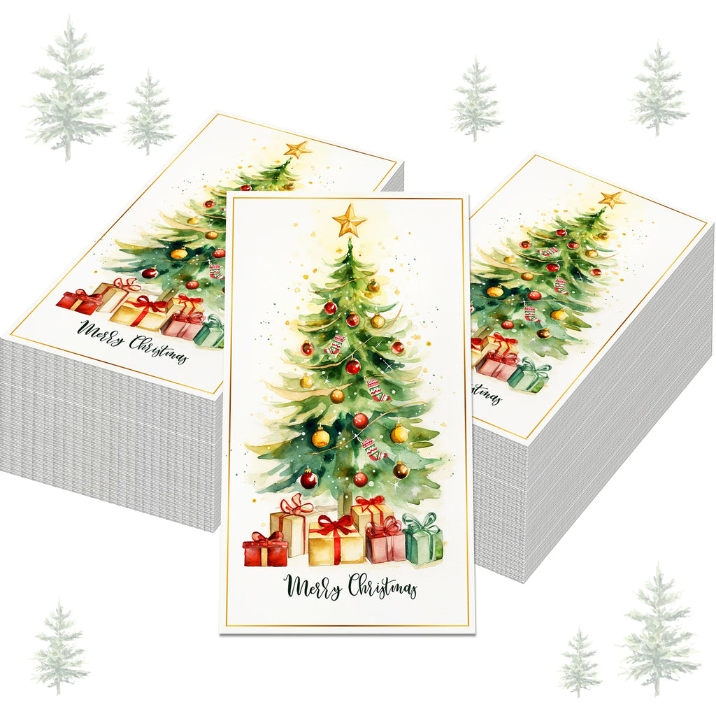 Christmas Disposable Paper Napkins Festive Party Set – EURO VIBE