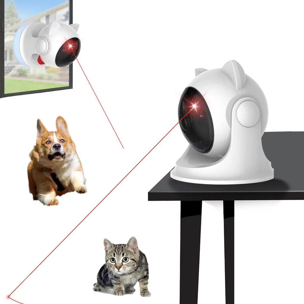 EURO VIBE Automatic Smart Laser Toy for Cats & Dogs – Interactive Pet Fun