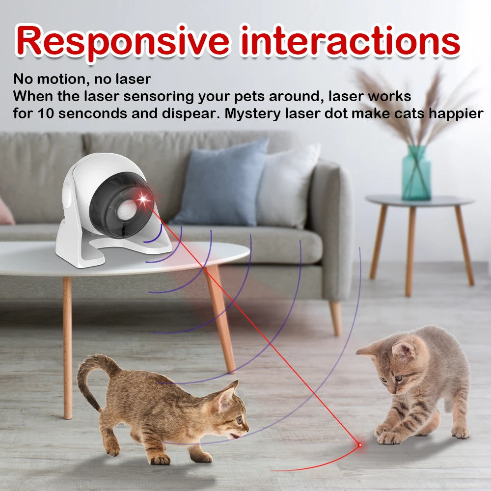 EURO VIBE Automatic Smart Laser Toy for Cats & Dogs – Interactive Pet Fun