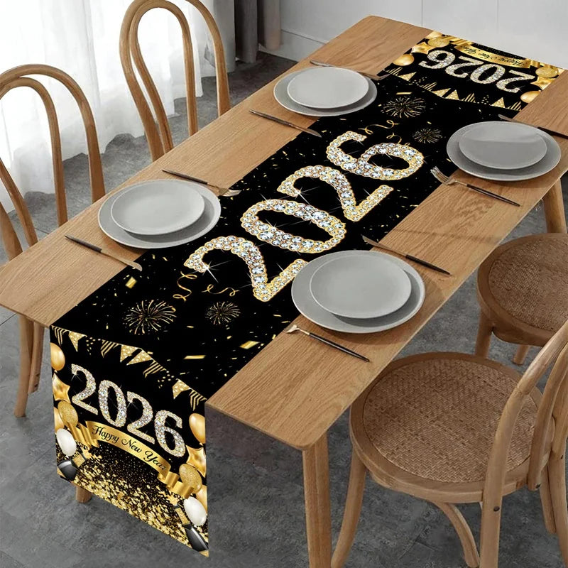 New Year 2026 Table Runner – Party Table Decor UK | EURO VIBE