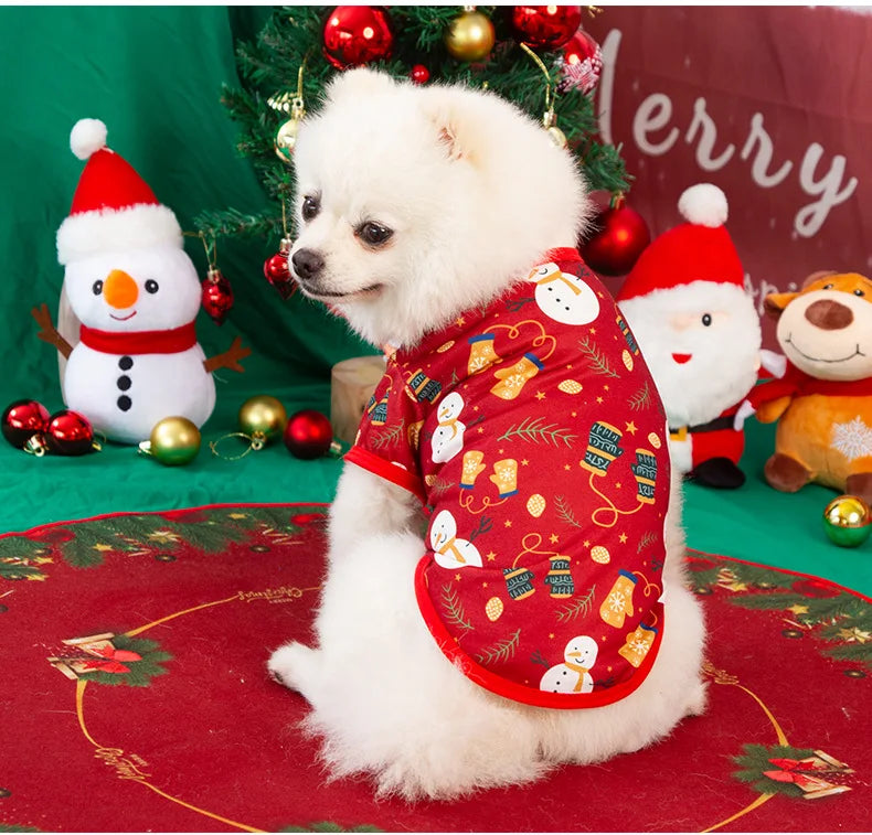 Christmas Dog Shirt | Festive Holiday Pet Outfit for Dogs – EURO VIBE