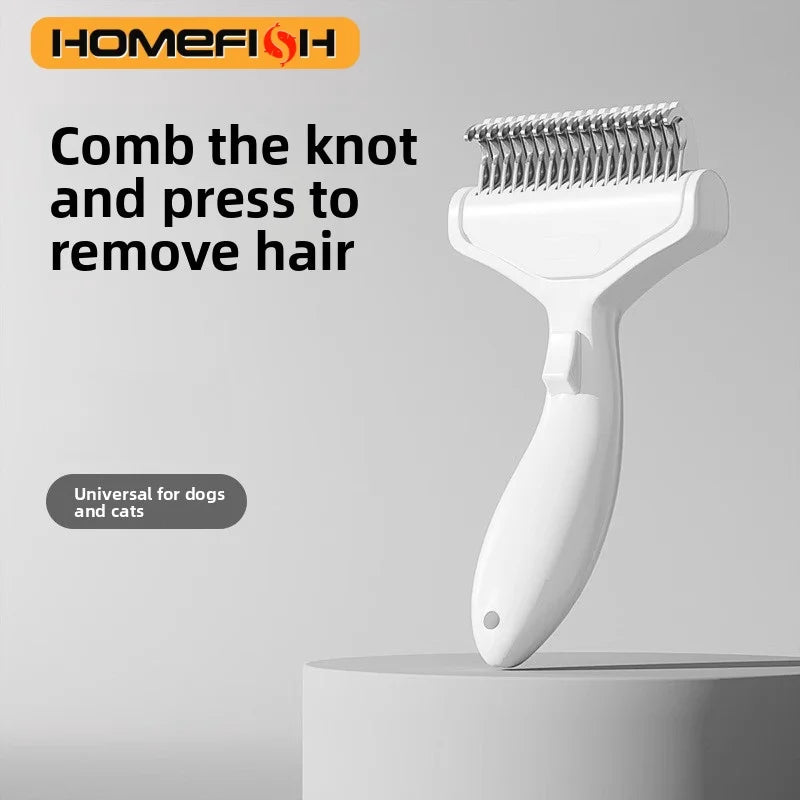 Self Cleaning Pet Hair Remover Brush for Dogs & Cats Grooming