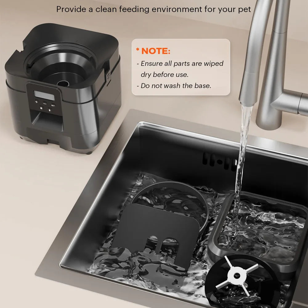 EURO VIBE Smart WiFi Automatic Pet Feeder | App-Controlled Dispenser