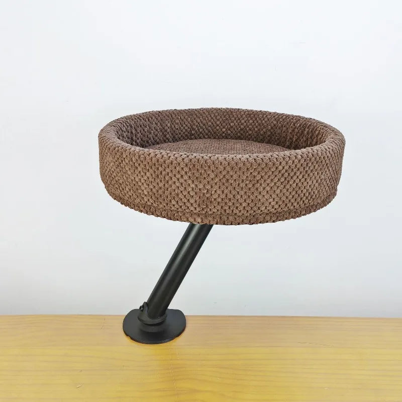 EURO VIBE Adjustable Cat Desk Perch Bed | Comfortable Rest Spot