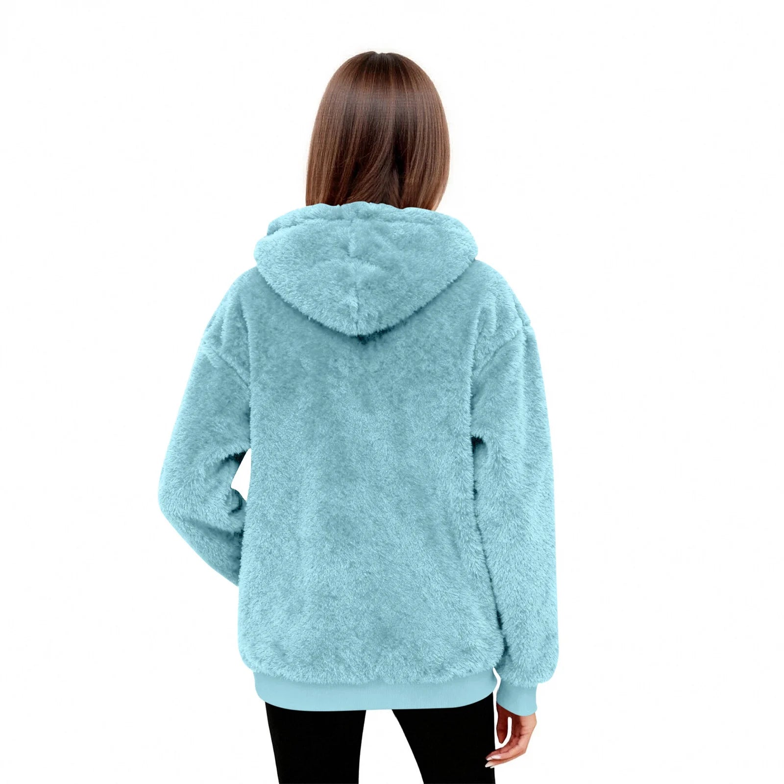 Women’s Fleece Hoodie | Casual Long Sleeve Hooded Top for Autumn Winter