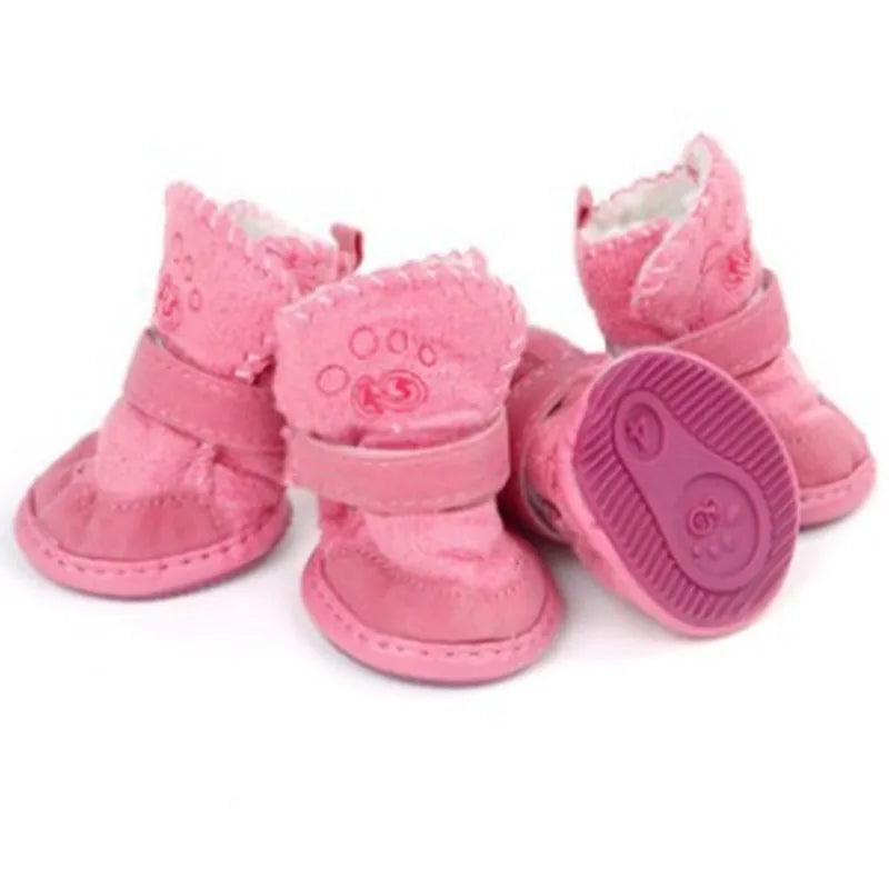 EURO VIBE Dog Winter Shoes | Warm Anti-Slip Pet Boots UK