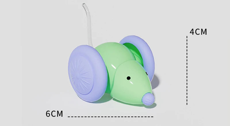EURO VIBE Interactive Electric Mouse Cat Toy | Auto Moving Fun