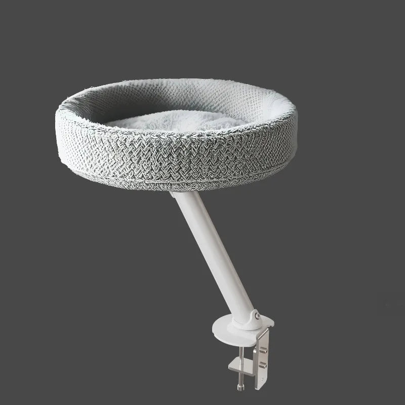 EURO VIBE Adjustable Cat Desk Perch Bed | Comfortable Rest Spot