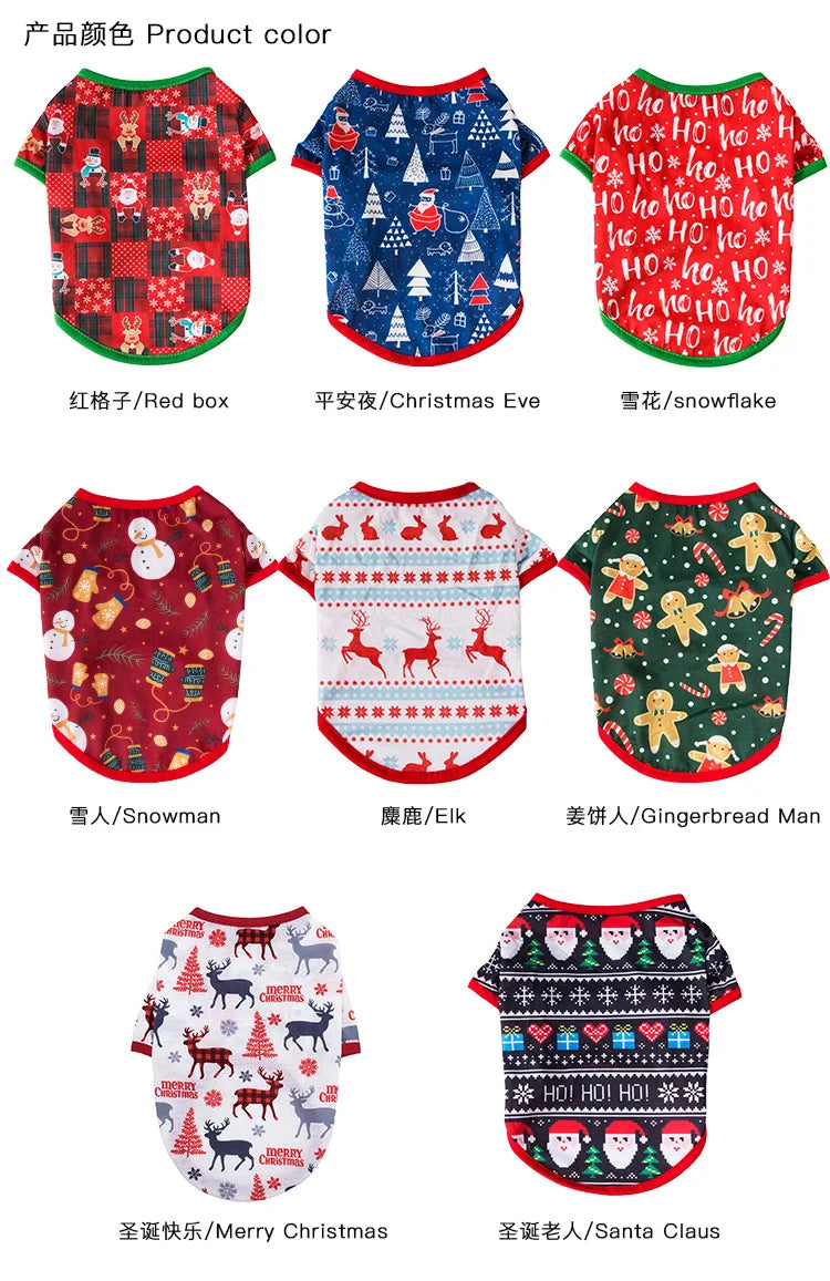 Christmas Dog Shirt | Festive Holiday Pet Outfit for Dogs – EURO VIBE