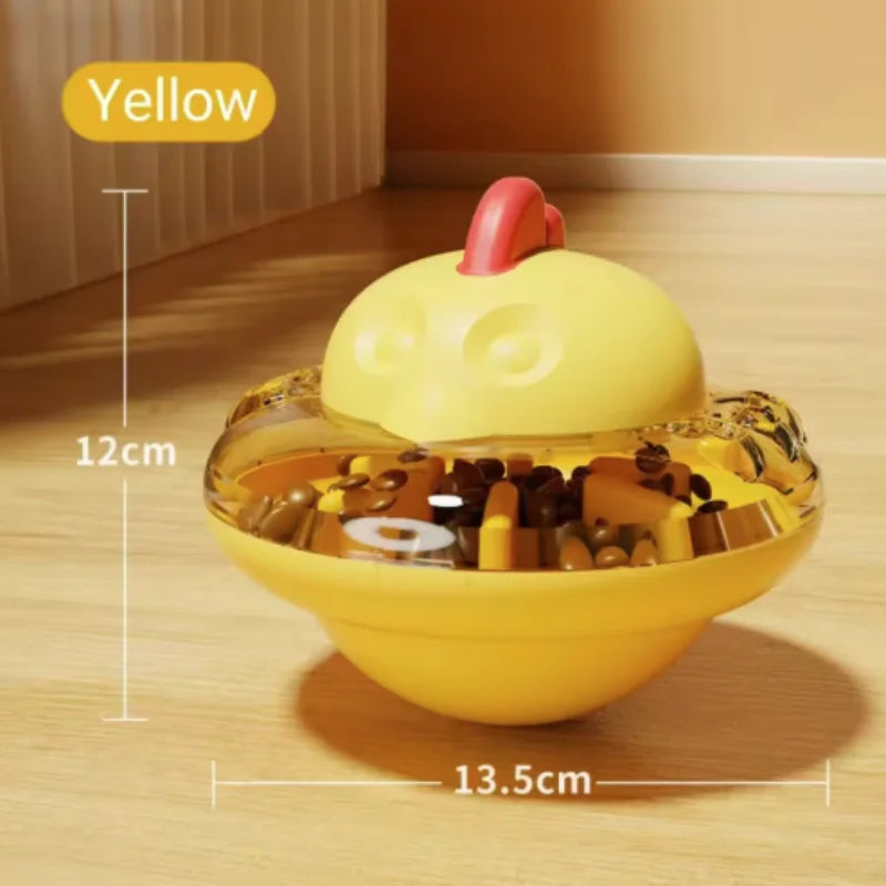 EURO VIBE Cat Treat Dispenser | Interactive Puzzle Feeder Toy