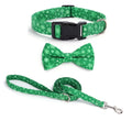 Christmas Dog Collar, Bow Tie & Leash Set – Festive Pet Accessories