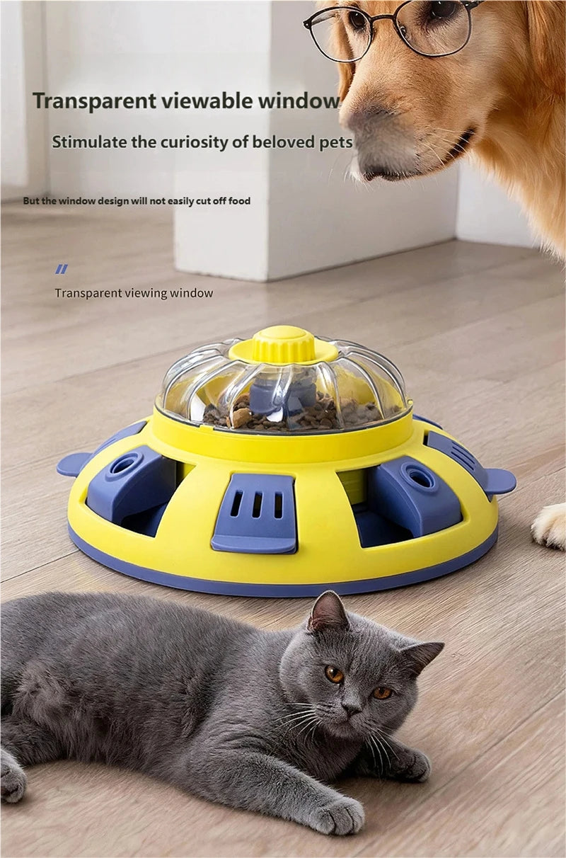 EURO VIBE Interactive Dog Puzzle Feeder – Brain Training Toy