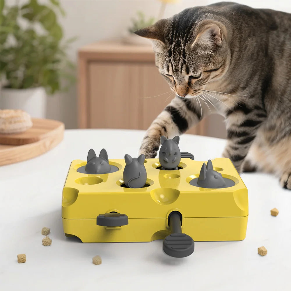 Interactive Cat Puzzle Feeder Toy Slow Feeding Game for Cats