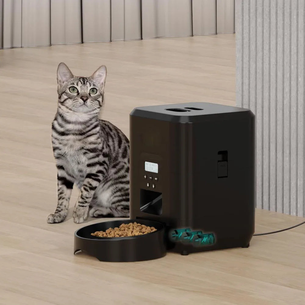 EURO VIBE Smart WiFi Automatic Pet Feeder | App-Controlled Dispenser