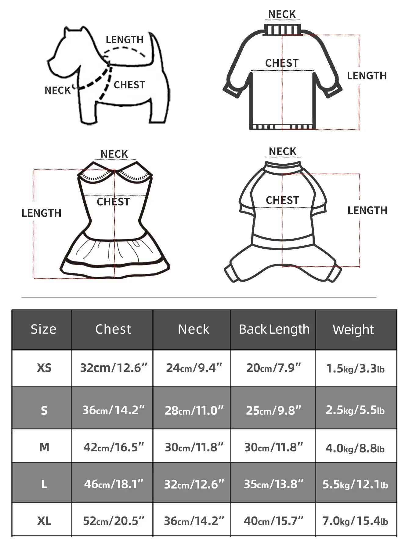 Christmas Dog Jumpsuit | Cute Holiday Outfit for Small Dogs Puppies