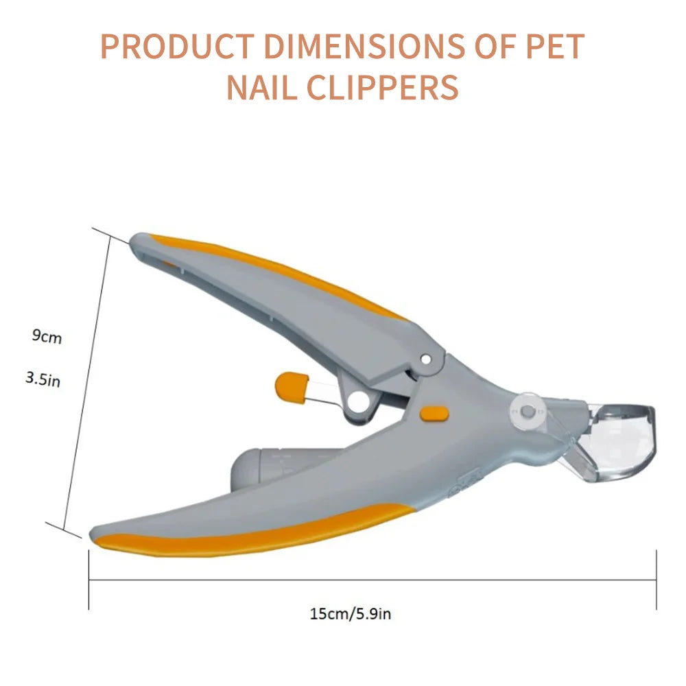“LED Pet Nail Clipper UK – Safe Dog & Cat Nail Trimmer with Light”