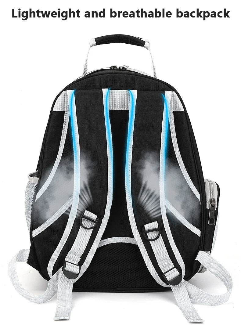 “Space Capsule Pet Backpack – Breathable Transparent Cat Carrier Bag”