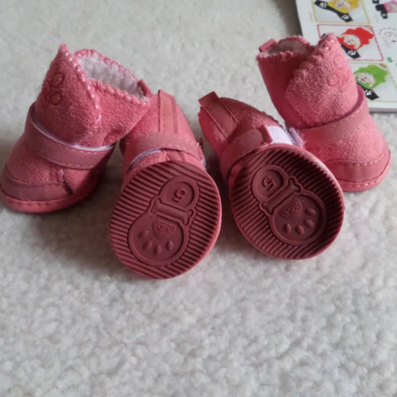 EURO VIBE Dog Winter Shoes | Warm Anti-Slip Pet Boots UK
