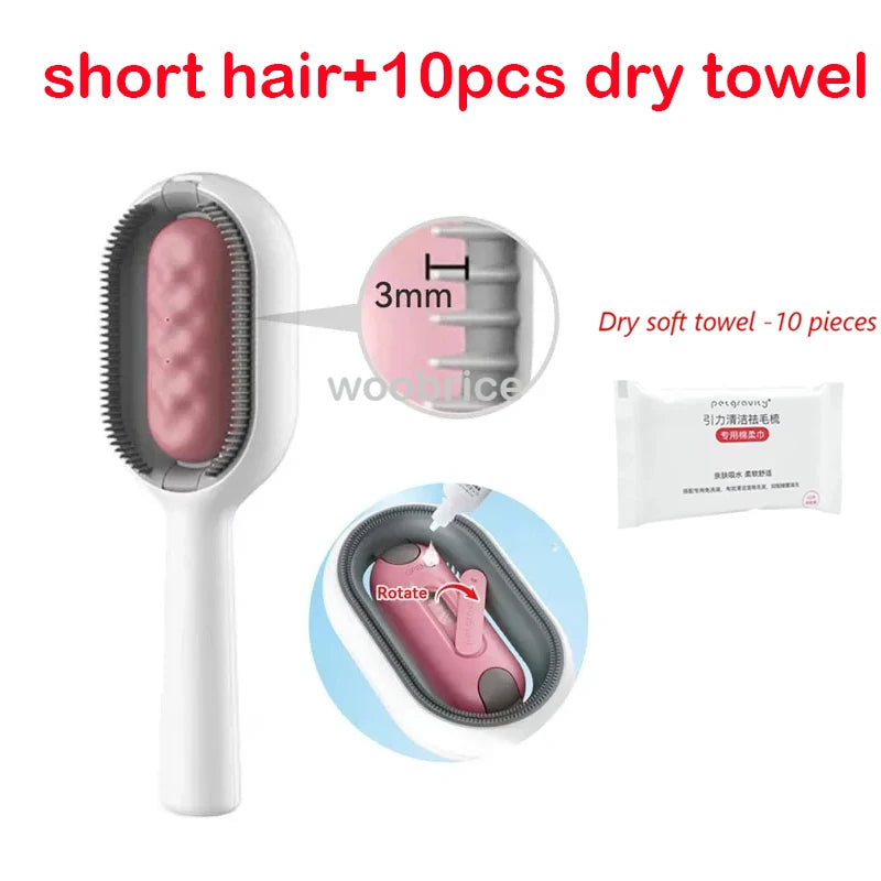 “Dog Grooming Brush – Deshedding & Massage Groomer for Dogs