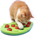 EURO VIBE Cat Puzzle Feeder | Interactive Slow Feeding Toy