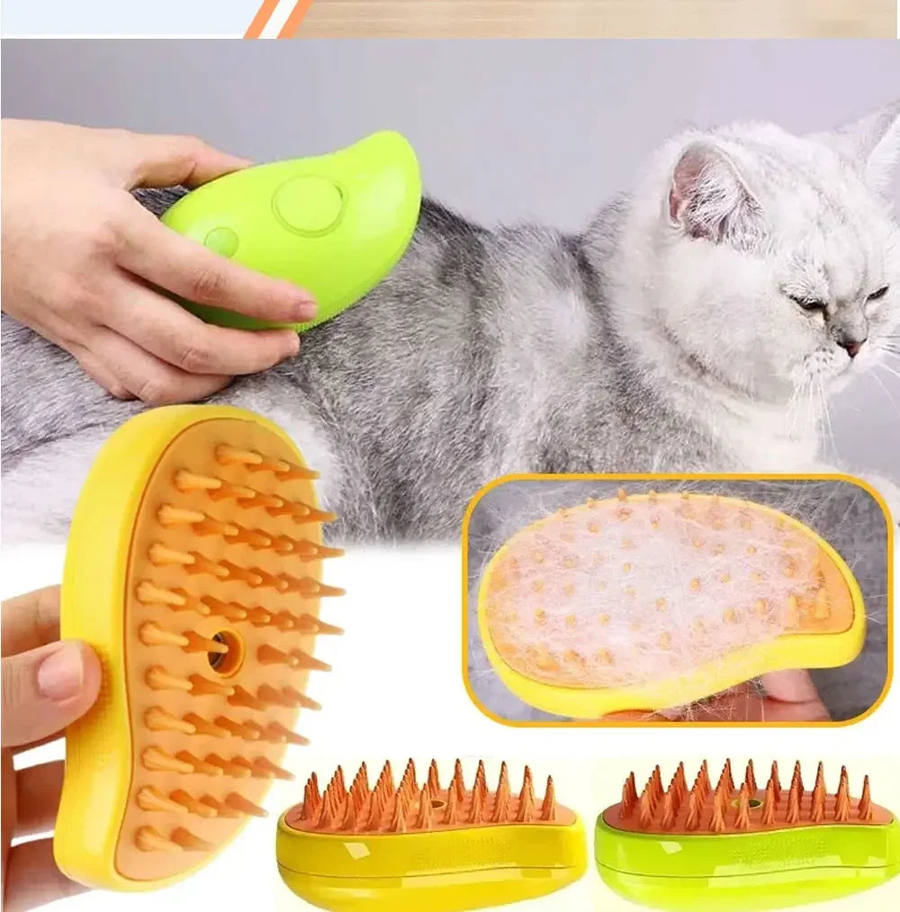 EURO VIBE Pet Grooming Brush | Deshedding Tool for Cats Dogs