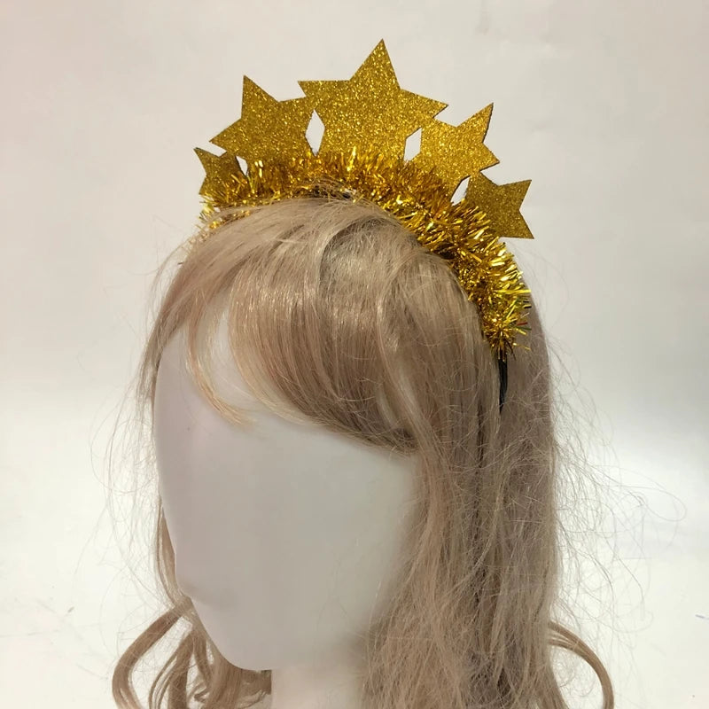 Gold Glitter New Year 2026 Headband | Party Accessory UK – EURO VIBE