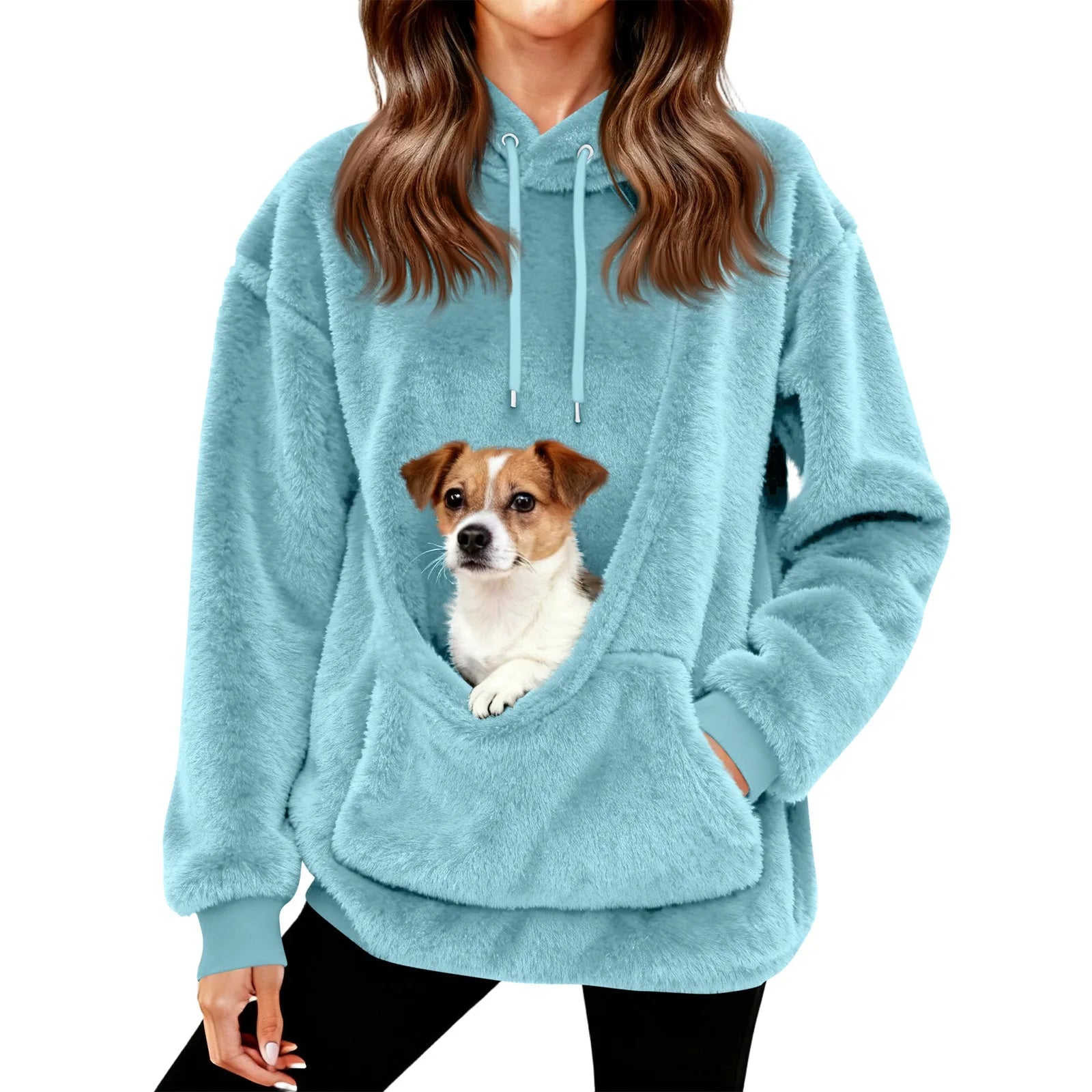 Women’s Fleece Hoodie | Casual Long Sleeve Hooded Top for Autumn Winter