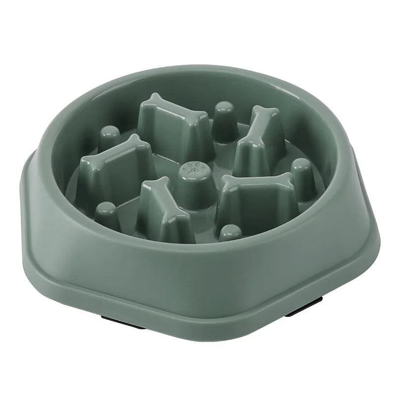 EURO VIBE Slow Feeder Dog Bowl – Anti-Gulping Pet Feeding Dish UK