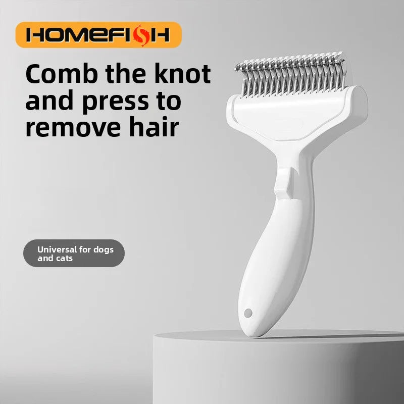 Self Cleaning Pet Hair Remover Brush for Dogs & Cats Grooming