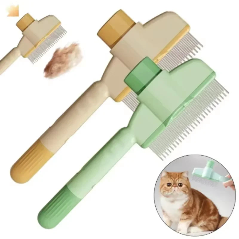 EURO VIBE Pet Grooming Brush for Dogs & Cats – Deshedding Tool