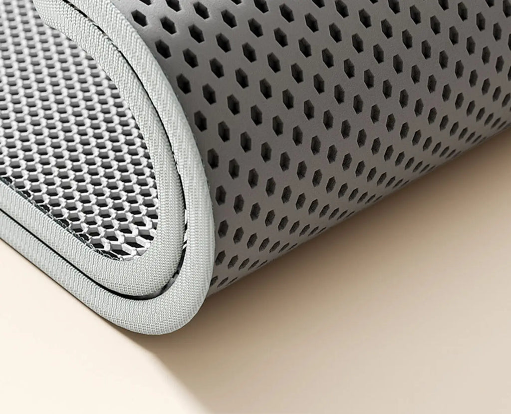 “2-Layer Cat Litter Mat – Waterproof Sand-Trap Non-Slip Floor Protector”