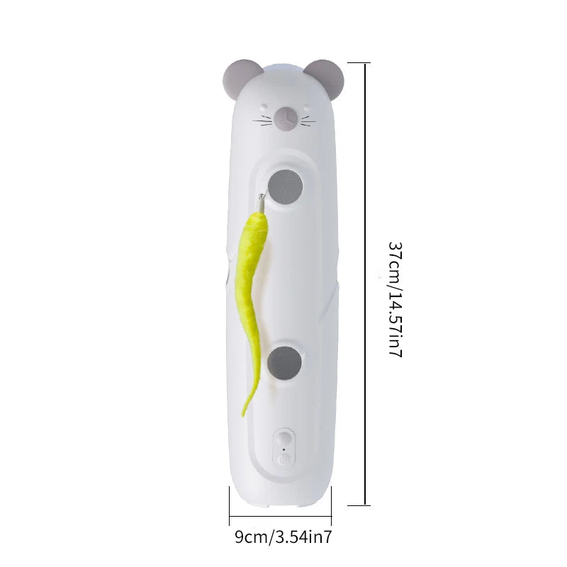 Smart Cat Toy Wall Mounted Mouse Chaser Interactive Pet Toy UK