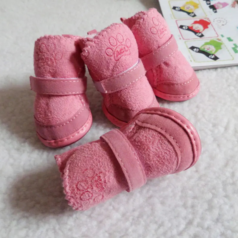 EURO VIBE Dog Winter Shoes | Warm Anti-Slip Pet Boots UK