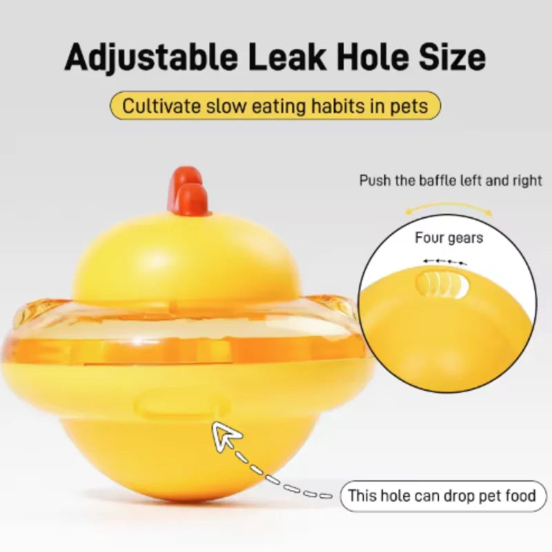 EURO VIBE Cat Treat Dispenser | Interactive Puzzle Feeder Toy