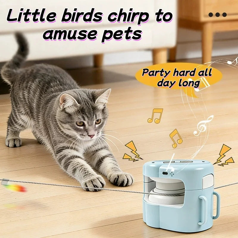 EURO VIBE Remote Control Cat Toy | Interactive Automatic Teaser
