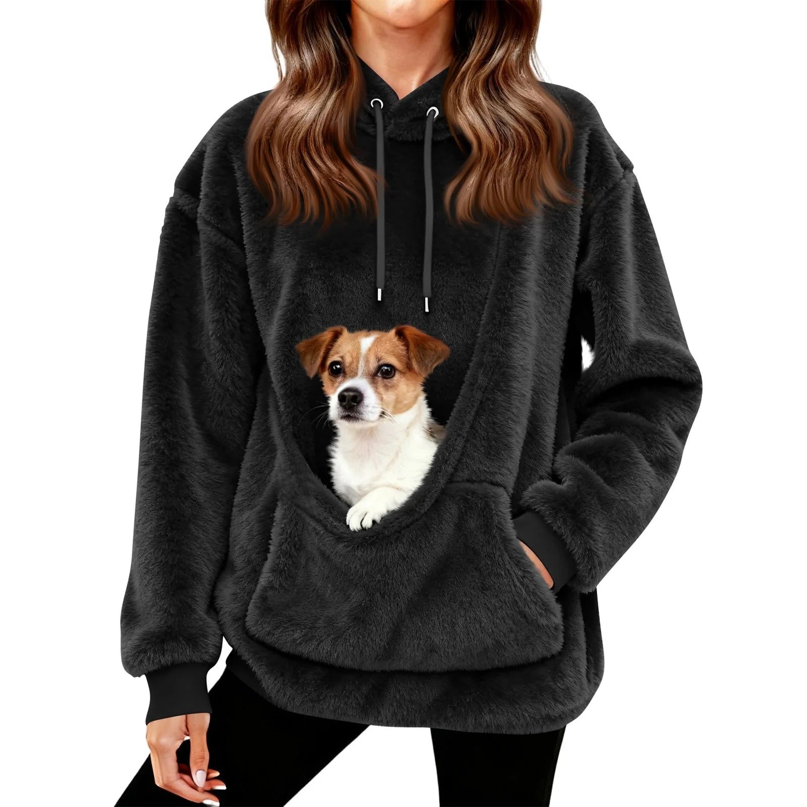 Women’s Fleece Hoodie | Casual Long Sleeve Hooded Top for Autumn Winter