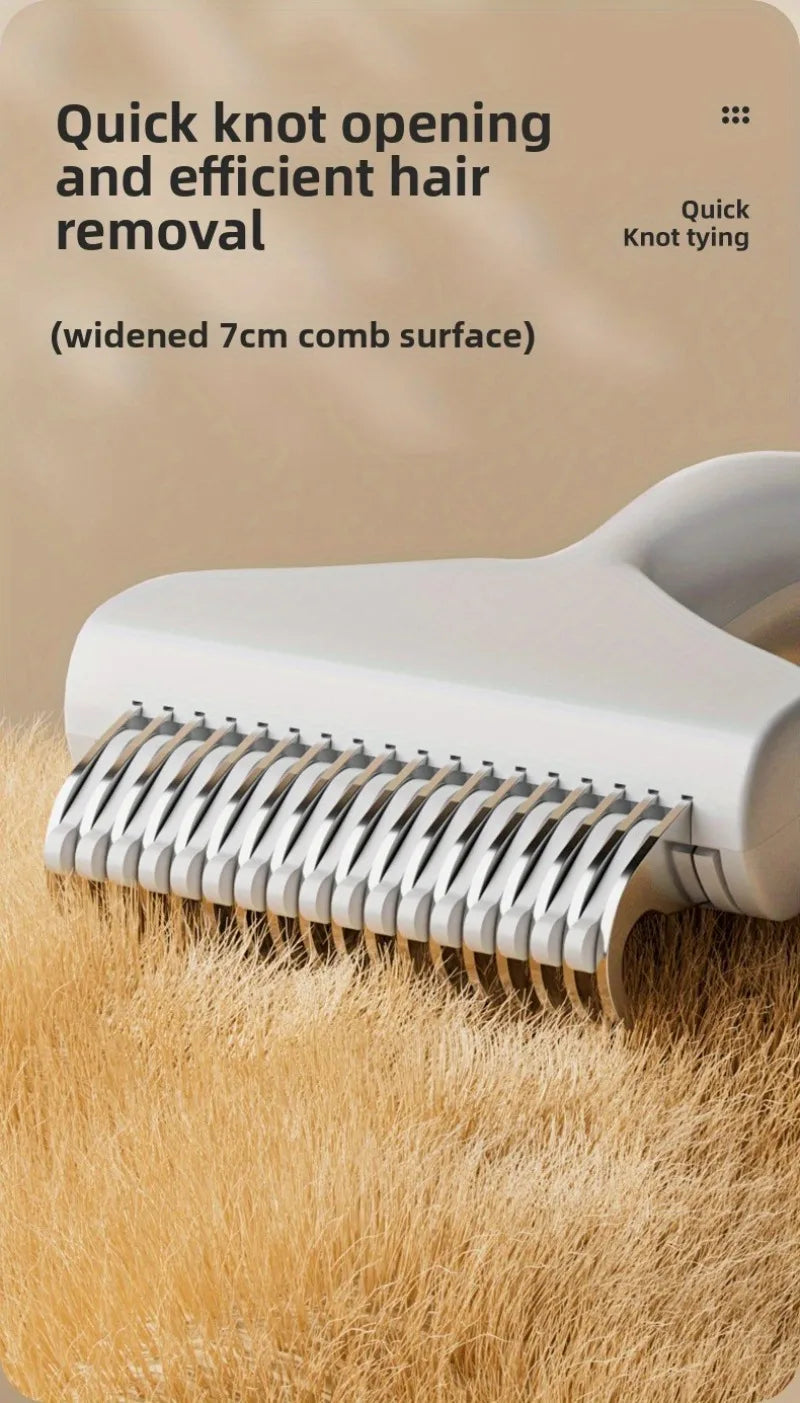 Self Cleaning Pet Hair Remover Brush for Dogs & Cats Grooming