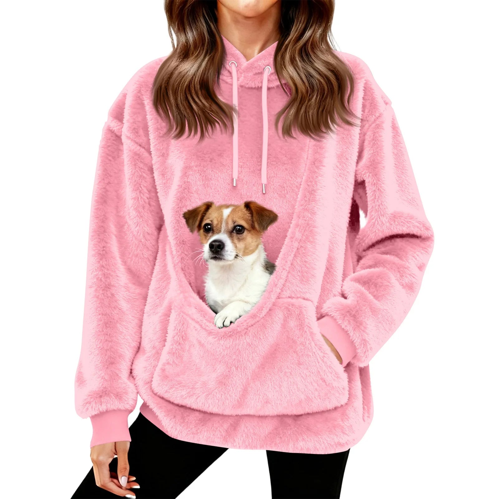 Women’s Fleece Hoodie | Casual Long Sleeve Hooded Top for Autumn Winter